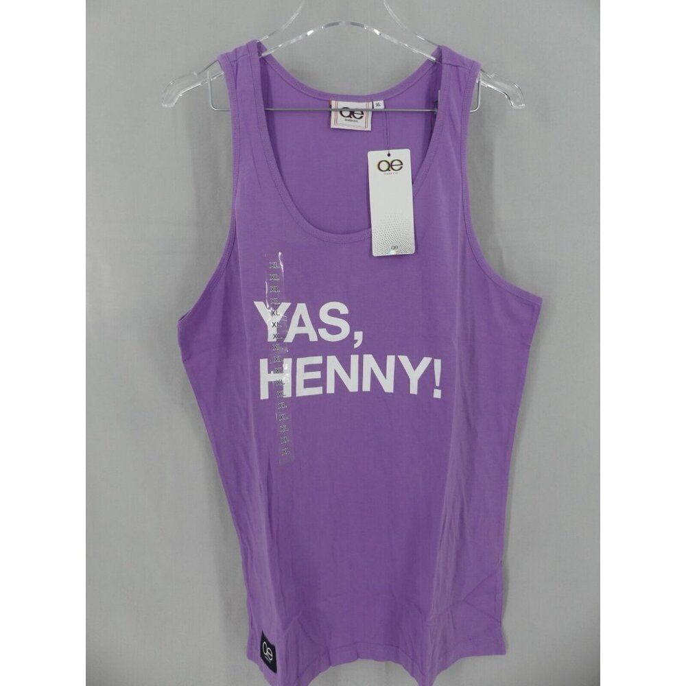 Queer Eye XL Tank Top Yas, Henny JVN Purple NWT